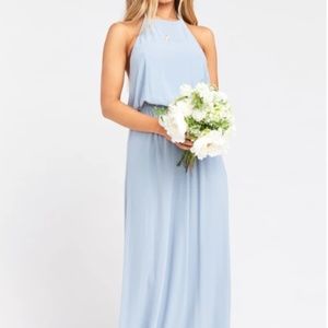 Show Me Your Mumu Heather Halter XS Steel Blue